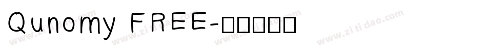 Qunomy FREE字体转换